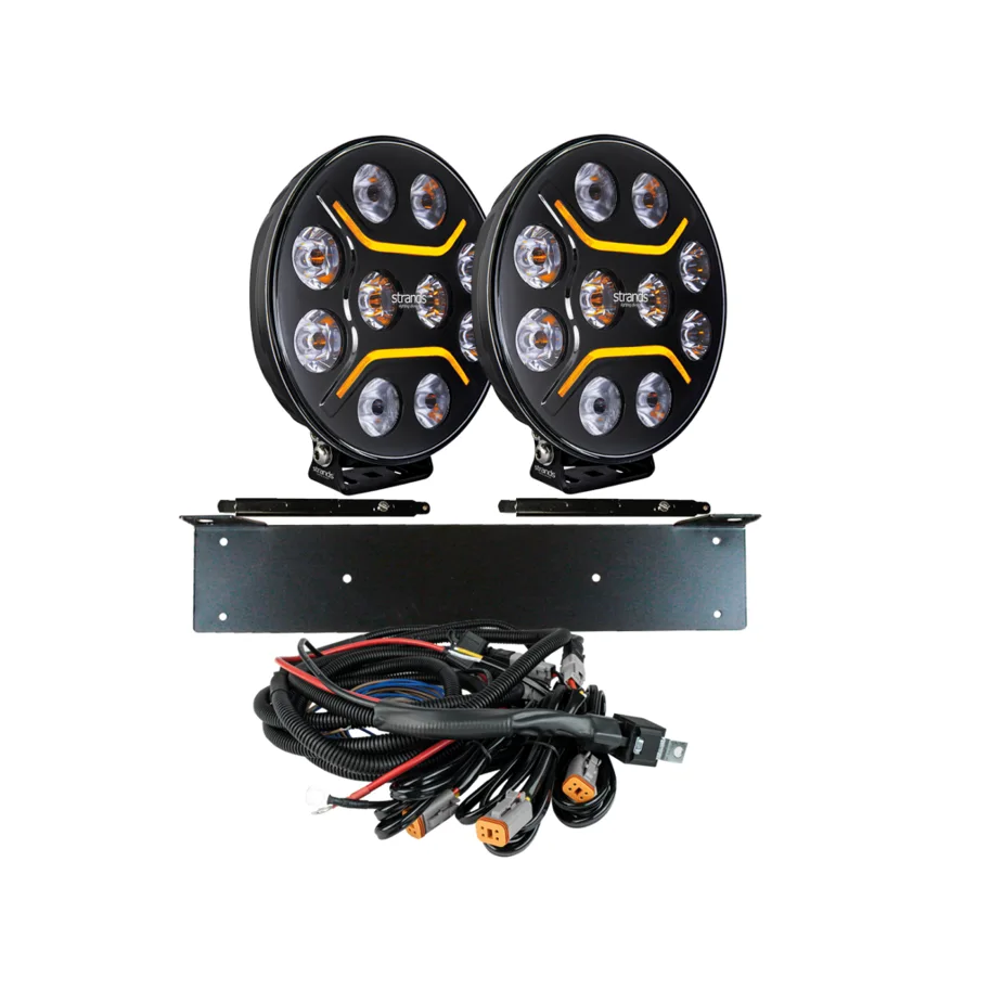 Strands Lighting - Komplettes Kit 2x INTENSE 9? DRIVING LIGHTS LED / 270927-KIT2