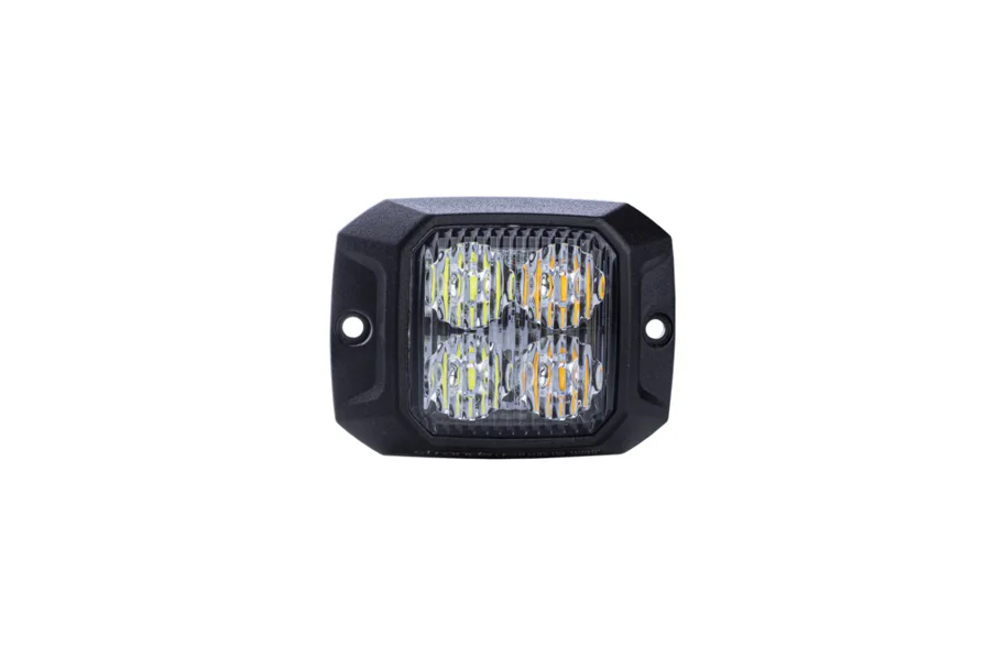 Strands Lighting - Lighthead 4 LED. duo color white + amber.10-32V DC. IP67 / 850204HP-A