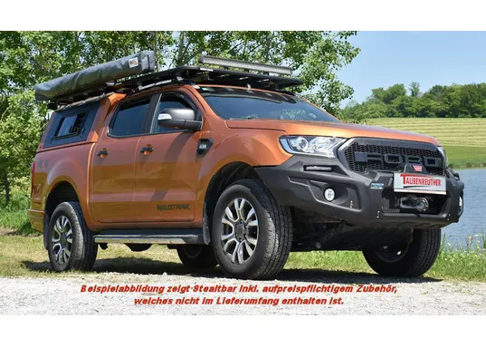 ARB–Stealth Bar Ford Ranger PXII & PXIII mit Seilwindenaufnahme. Schwarz