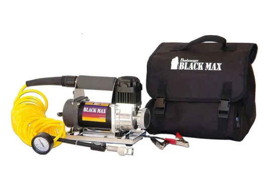 Bushranger Black Max Kompressor 12V mit Batterieklemmen. 40 Lpm Bei 2 Bar