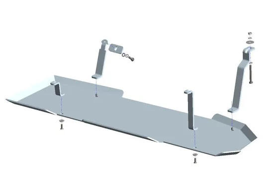 Unterfahrschutz (UFS) Isuzu D-Max '12-'12/20 Tank