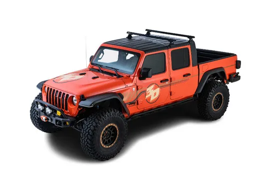 Rhino Rack Heavy Duty (2) 1500 mmSchwarz Backbone+RLT600 Jeep Jt Gladiator '20-&Gt;