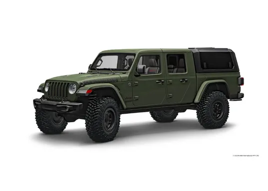 RSI EVO Sport Jeep Gladiator. Doppelkabine. Mattschwarz