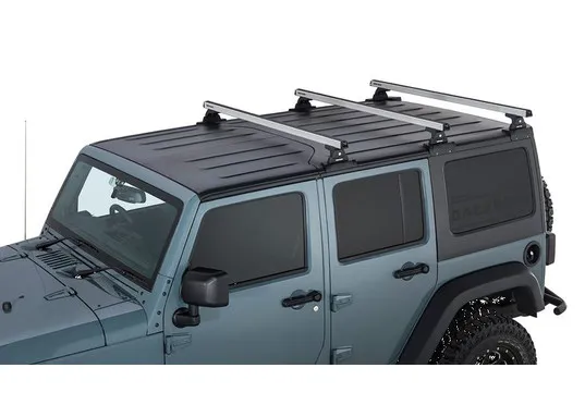 Rhino Rack Heavy Duty 1500 mm (3) Silber Backbone RLT600 Wrangler Wrangler JK 4-Trg