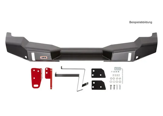 ARB Heckstossstange Jeep Wrangler JL. mit Parksensoren. Schwarz Strukturiert