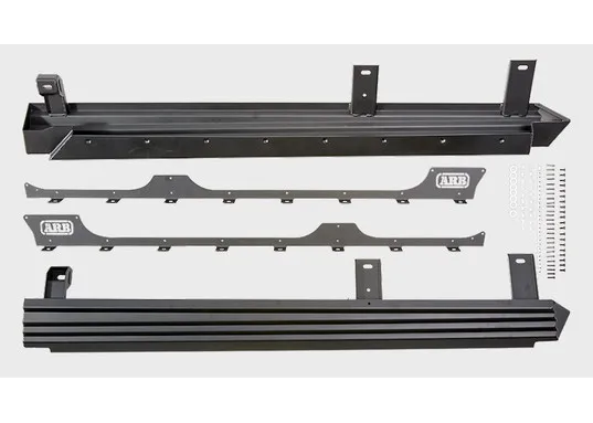 ARB Rock Sliders Jeep Wrangler JL 4-Türer. Schwarz