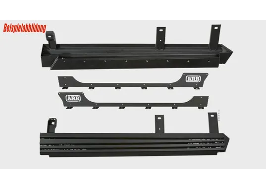 ARB Rock Sliders Jeep Wrangler JL 2-Türer. Schwarz