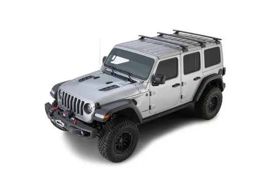 Rhino Rack Vortex (3) 1500 mmSchwarz Backbone+RCL Jeep Wrangler Wrangler JL 4-Trg