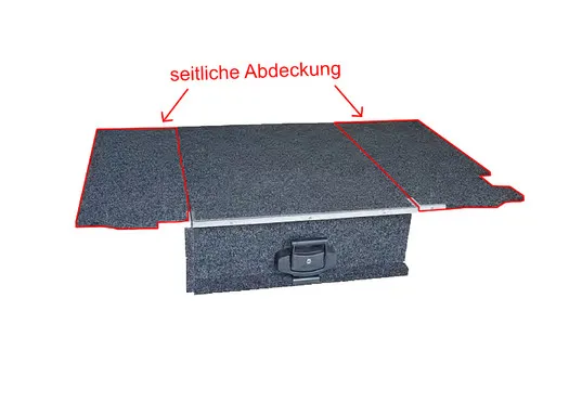 ARB OUTBACK abdeckung Schublade seitlich Lr Defender 110 02-16 Inkl Montagekit