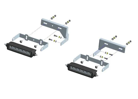 Scheinwerfer-Set Toyota J15 14-18 Mit Swa. Inkl. 2 Stk. OSRAMr Sx180-Sp