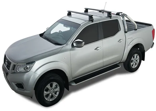 Rhino Rack 2500 mit Vortex (2) 1260 mm Nissan D23 Renault Doppel Klemmsystem