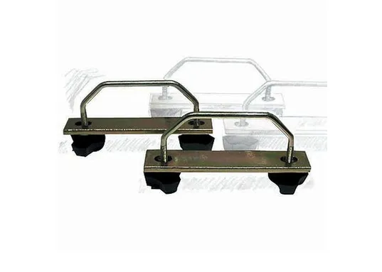 Rhino Rack U-Bügel für Vortex und Ovale Querträger (4 Stück) 65 mm x 100 mm