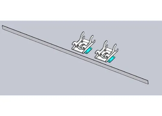 ARB Fahrzeugmarkisenhalter für ARB Dachträger mit Reling. seitlich und hinten