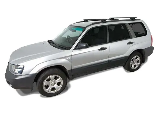 Rhino Rack Vortex Querträger 1180 mm (2) Subaru Forester '02-'08 Inkl Fusskit