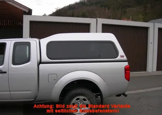 Basic Hardtop für Toyota Hilux ab '05 x-Cab Hoch Seitlich Geschlossen