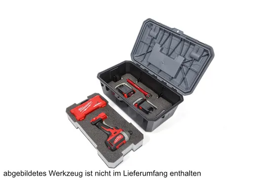 Decked Crossbox für Kleine Schubladen. GRau - Individueller Schaumstoff