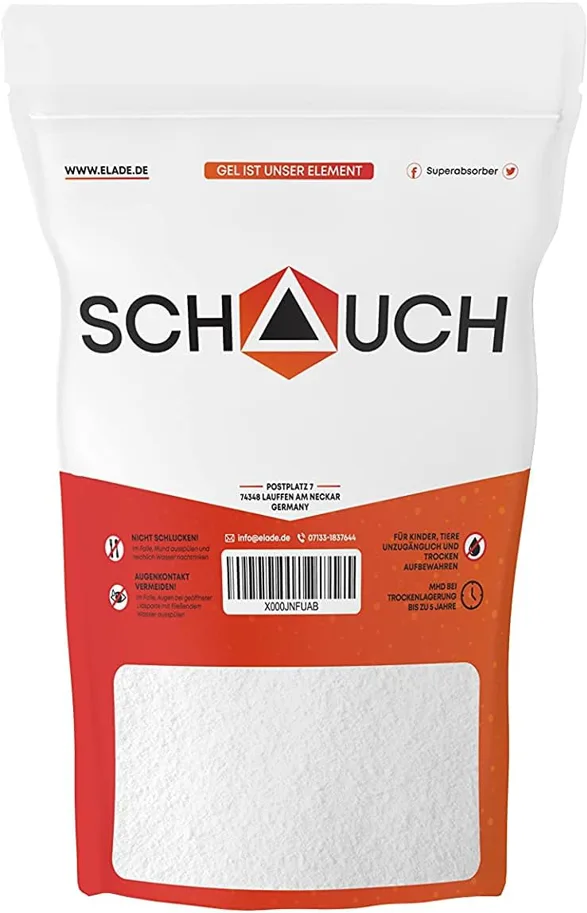 Schauch Superabsorber / GRanulat für Campingtoilette oder andere Flüssigkeiten