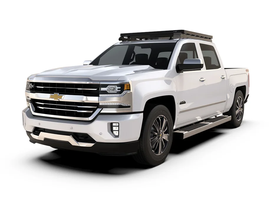 Chevrolet Silverado / GMC Sierra 1500/2500/3500 Crew Cab (2014 - 2018) Slimline II Dachträger Kit / Flaches Profil - von Front Runner | Front Runner