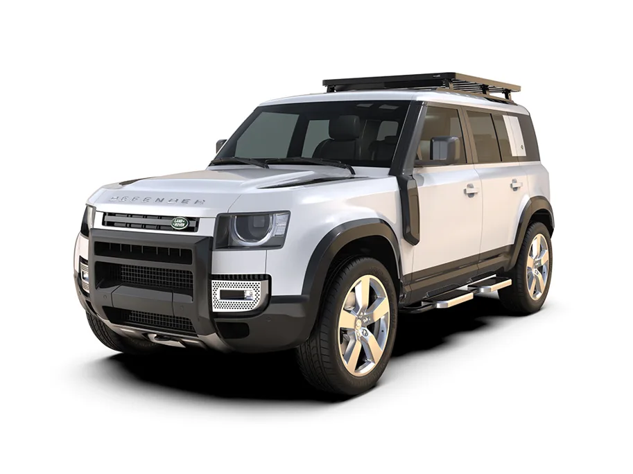 Land Rover New Defender 110 mit OEM Schienen (2020 - Heute) Slimline II Dachträger Kit | Front Runner