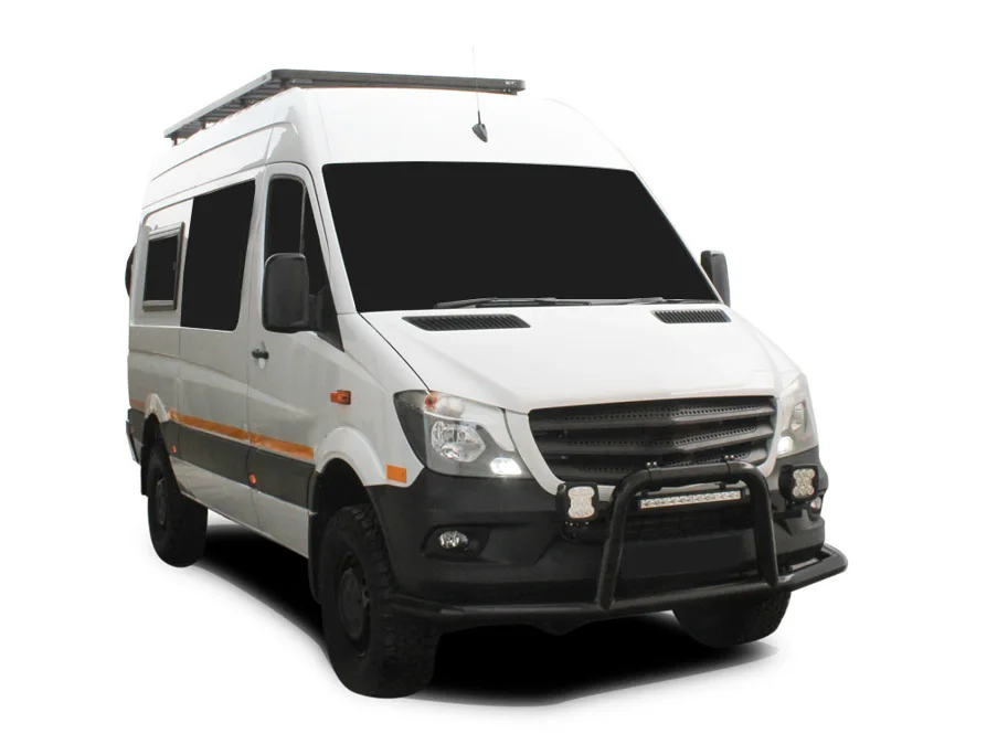 Mercedes-Benz Sprinter 144in / 170in / L2 / L3 / MWB / LWB ohne OEM Schienen (2006 - Heute) Slimline II Dachträger Kit | Front Runner