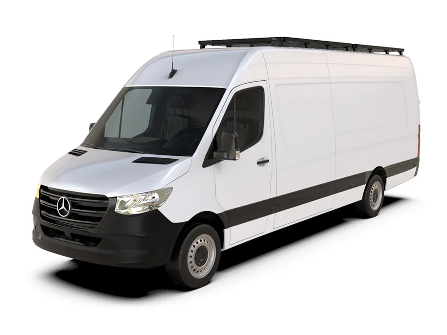 Mercedes-Benz Sprinter 170in / L3 / LWB ohne OEM Schienen (2006 - Heute) Slimline II Dachträger Kit / Hoch | Front Runner