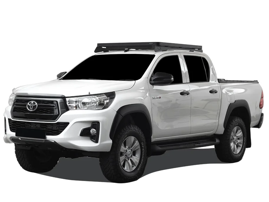 Toyota Hilux Revo DC (2016 - 2021) Slimline II Dachträger Kit / Flaches Profil | Front Runner