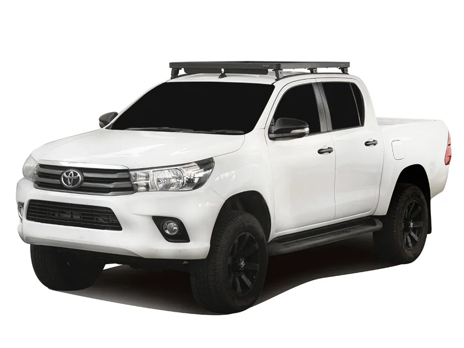 Front Runner - Toyota Hilux Revo DC (2016 - Heute) Slimline II Dachträger Kit / Schienen- AND Befestigungsfusssystem