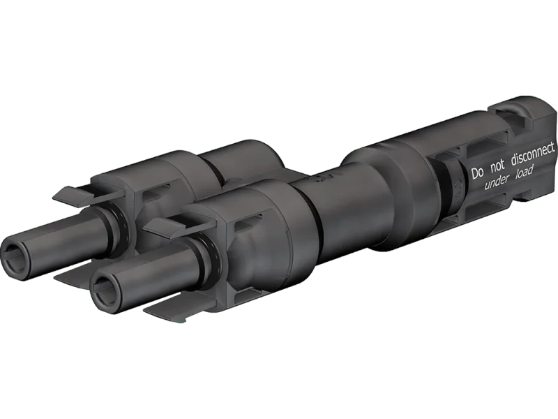 Solar-Stecker Verteiler Buchse. MC4. -/+/+