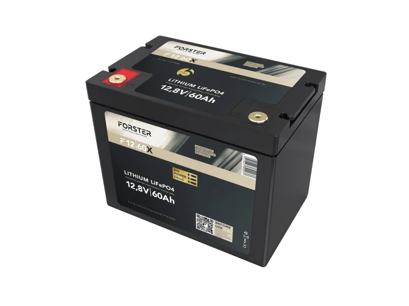 Forster LiFePO4 Lithium-Batterie 12 V 60 Ah High Power