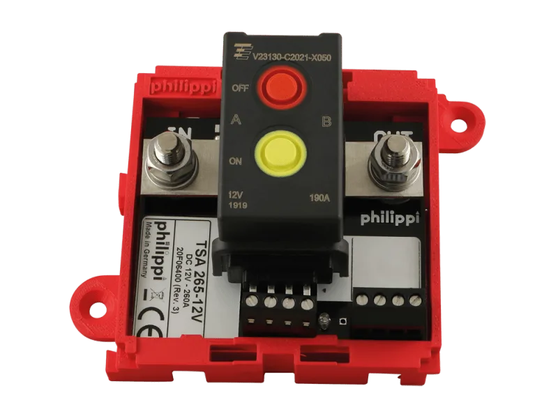 Elektr. Batterie-Trennschalter/Tiefentladeschutz 12 V