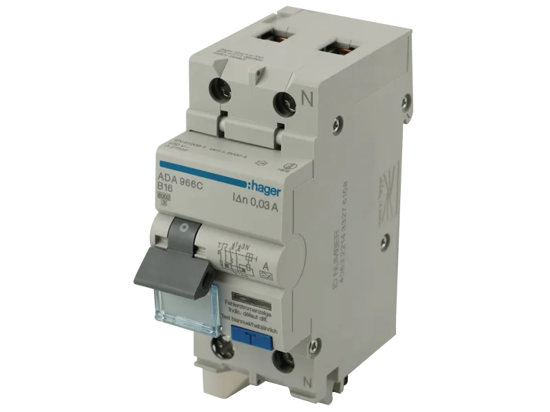 Sicherungsautomat mit FI-Schutzschalter 16 A