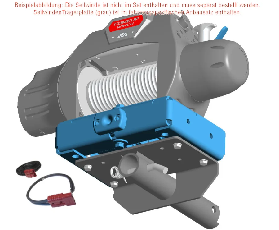 Option Seilspulung für Hidden Multi-Mount. Inkl Seilspulung und Kabel