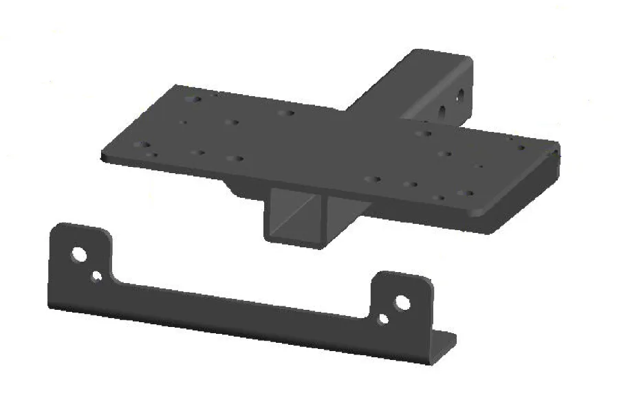 Multi-Mount Seilwindenträger Universal Mit Vierkantaufnahme. Lang