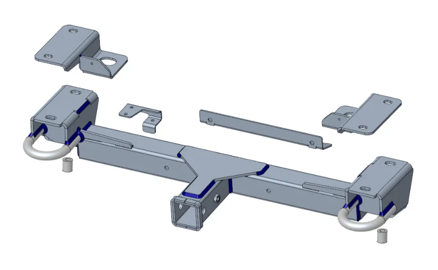 Mulitmount Mit Vierkantaufnahme für Ford Ranger & VW Amarok ab '23