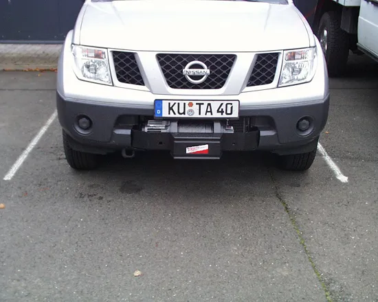 Windenanbausatz Nissan D40. Pathfinder. Alle Bj. Nur 2.5 L Diesel. M6000-xp 9.5