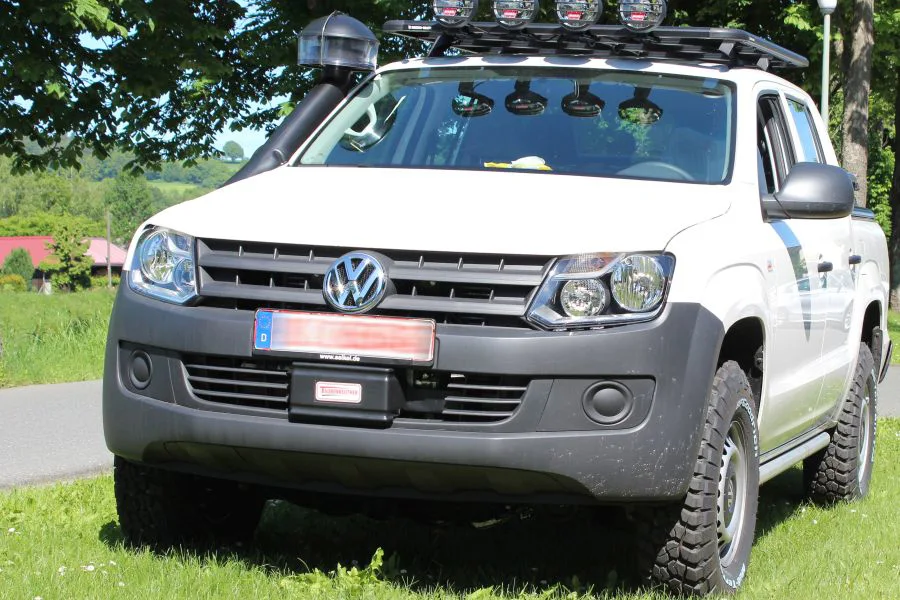 Seilwinden Set für VW Amarok Bis 2016 Inkl. WARN Zeon 8