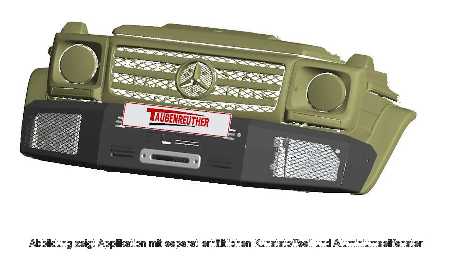 Seilwindenstossstange Mercedes G350 & G500 '16-'18. Inkl. Zeon 10