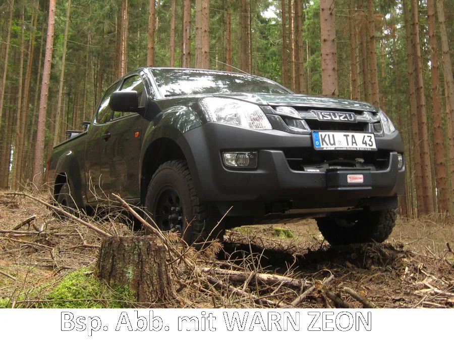 Seilwinden Set Isuzu D-Max ab '06/12-'17 Mit WARN M8000