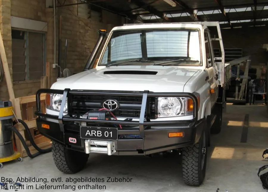 ARB Windenstossstange Toyota HZJ 7. O.Kv. 07-&Gt;. O.Scheinwerferausschn.. M. Airbag