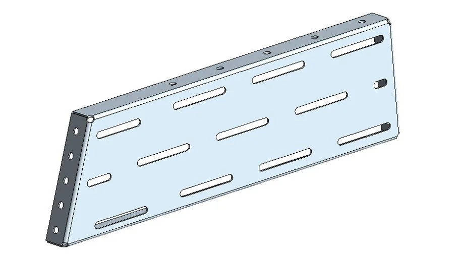 Muli-Rack Ersatz Seiteblech Schräg für 55-01-0080. xtracab