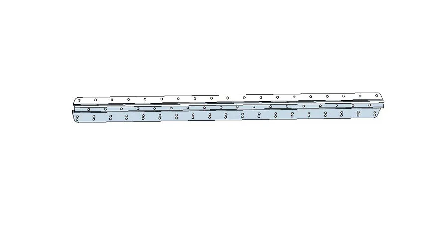 Muli-Rack Ersatzschiene Doublecab für 55-020. 1364 mm (1Stk.)