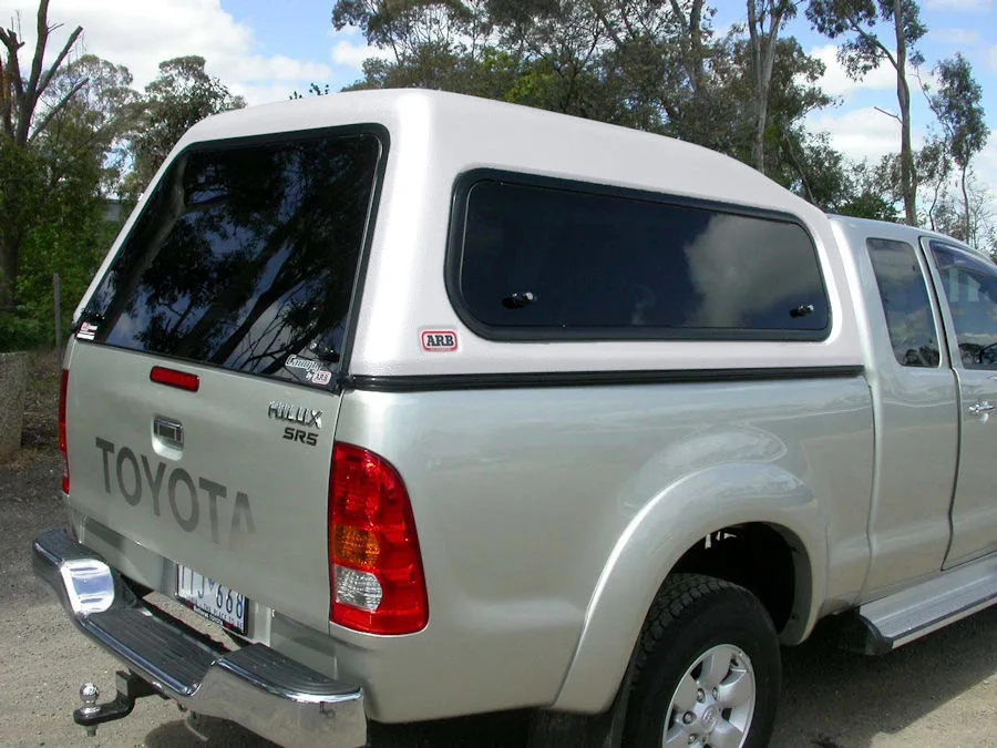 Touring Hardtop für Toyota Hilux ab '05 x-Cab Hoch Seitliche Klappfenster