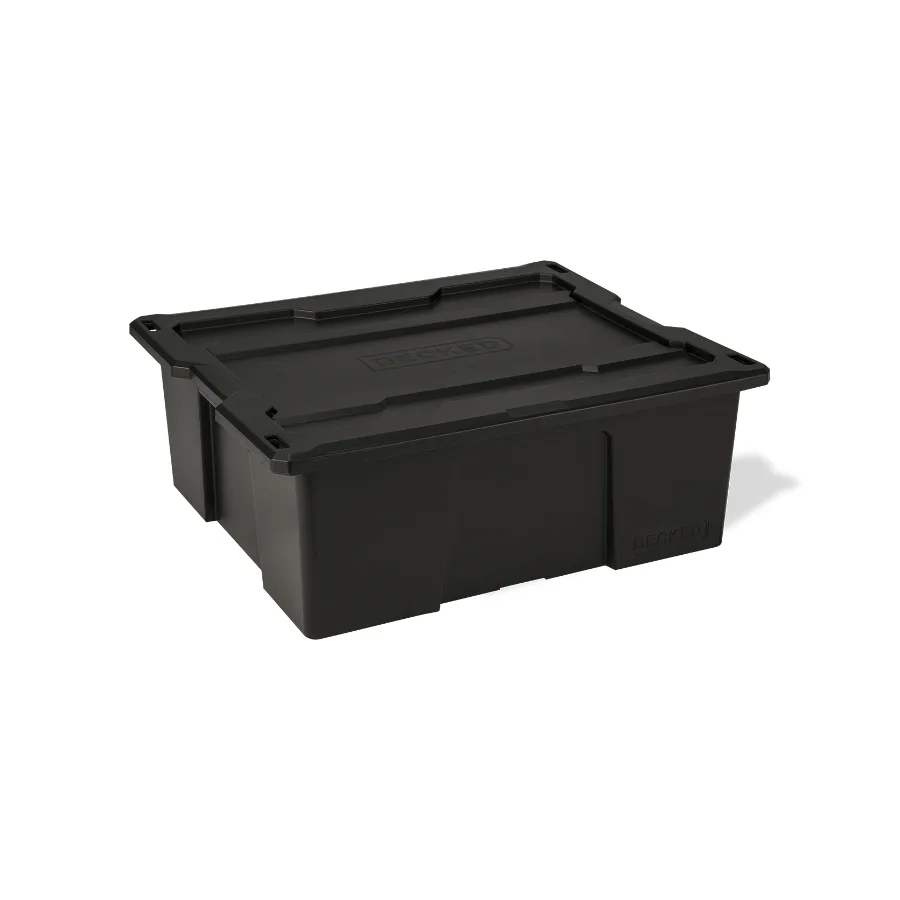 DECKED D-co Case - Bin 32, schwarz mit snap on lid (3 Stk.)