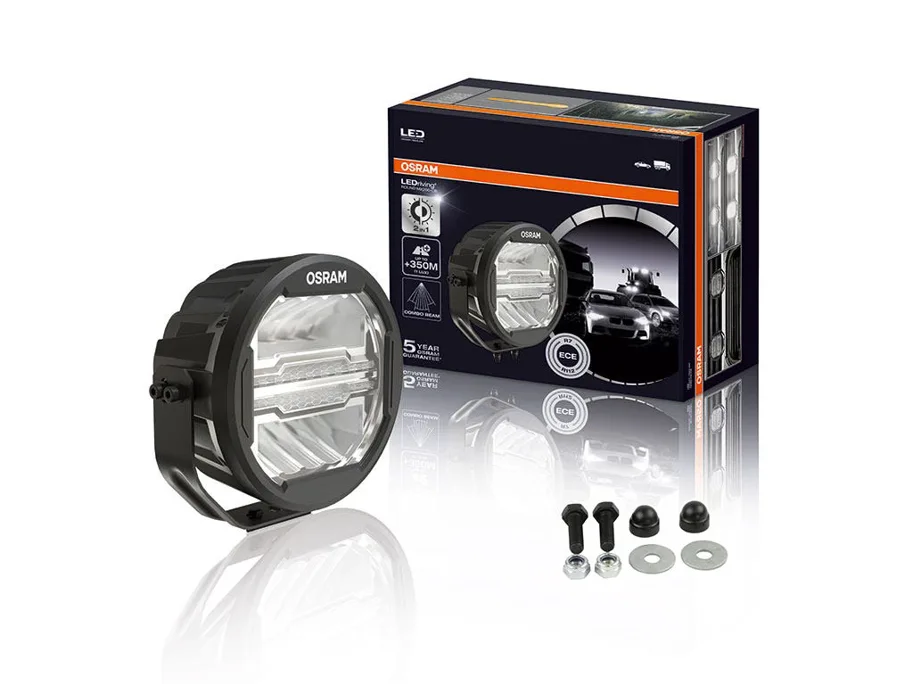 10in OSRAM LED Zusatzscheinwerfer rund MX260-CB / 12V / 24V / Kombilicht AND Halterungs Kit | Front Runner