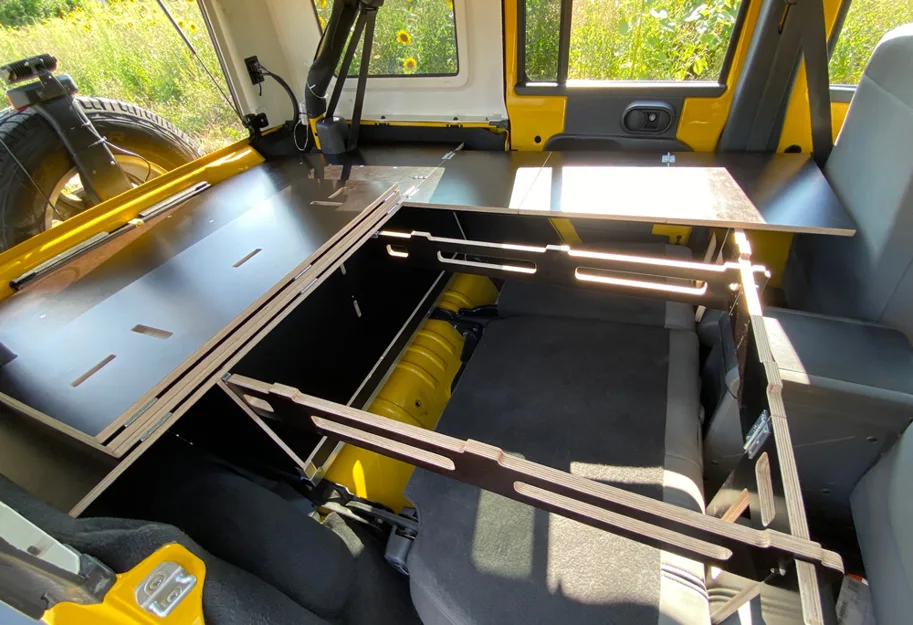 Möbel-Innenausbau-System „Black Canyon JK“, passend für Jeep Wrangler JK – 21494