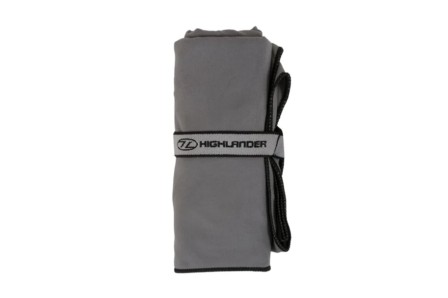 Highlander - Large Fibresoft Towel - Charcoal