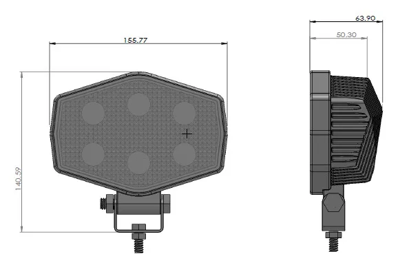 Strands Lighting - Work light 30W LED 10-30V.6000K 2600Lumen IP67 / 809011