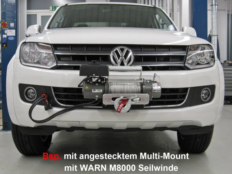 Frontaufnahme Volkswagen Amarok 2,0l bis `16, inkl. Abdeckung,