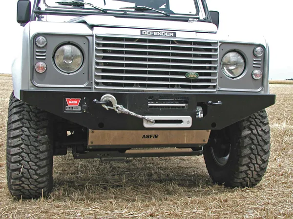 Windenstossstange Rover Defender, neue Ausführung