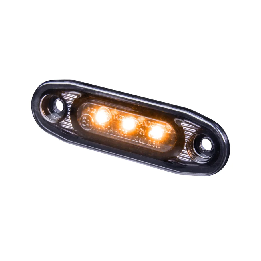 Strands Lighting - DARK KNIGHT ULTRA SLIM SIDE MARKER AMBER LED / 810027